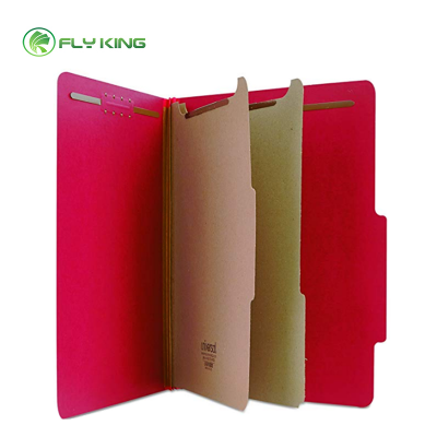 A4 Pressboard Recyclage Paper Folder-With 2 Dividers